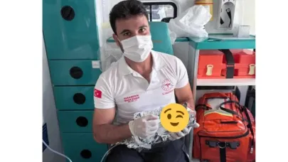 Ambulansta mucize doğum