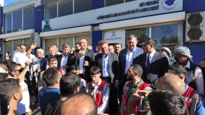 CHP heyeti ve Siverekliler DEDAŞ'a yürüdü