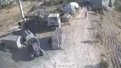 Amca ile yeğenin öldüğü kavga kamerada (Video)