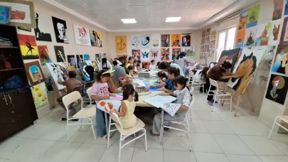 Gençlik Merkezi’nde çocukların keyifli anları