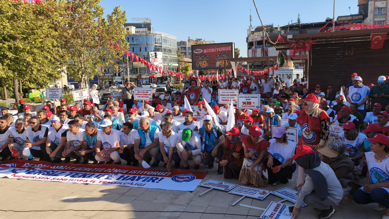 Memur-Sen, zam teklifine karşı ses yükseltti Şanlıurfa'dan