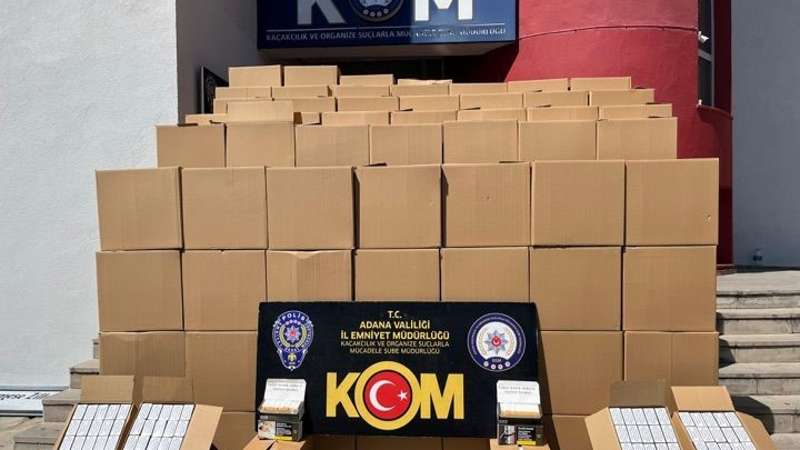 7 milyon 910 bin adet kaçak makarona el kondu