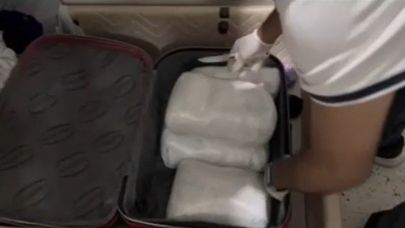 Bavullara zulalanmış 7 kilo uyuşturucu ele geçirildi