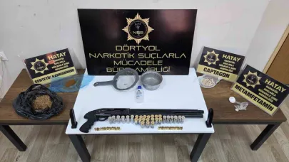 Dörtyol’da uyuşturucu satıcılarına operasyon; 10 gözaltı