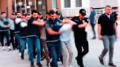 Esnafı hedef alan organize örgüte operasyon: 9 gözaltı