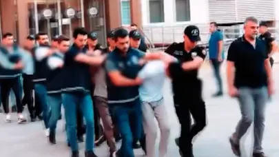 Esnafı hedef alan organize örgüte operasyon: 9 gözaltı