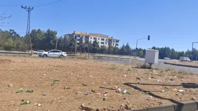 Çamlıdere Kavşağı’nda çevre kirliliği tepkilere neden oluyor