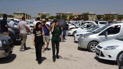 İkinci el açık oto pazarında durgunluk sürüyor