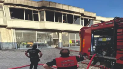 Tekstil atölyesinde korkutan yangın