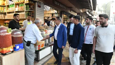 Vali Şıldak, hafta sonunu esnafa ayırdı