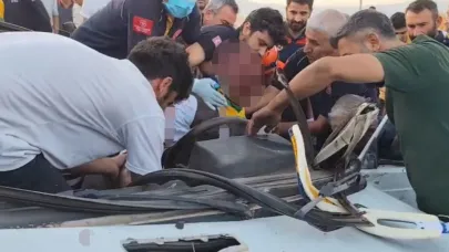 Adıyaman - Şanlıurfa karayolunda kaza: 1’i ağır 4 yaralı