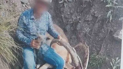 Yaban keçisi avladı: 650 bin lira ceza ödedi