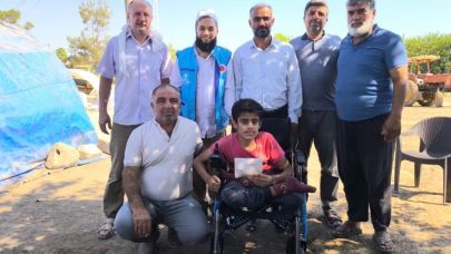 Hayırseverler, mağdurlara derman oluyor