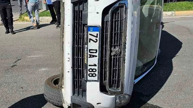 Trafik kazası: 1 yaralı