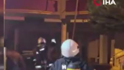 Otelde yangın alarmı: 11 kişi hastaneye kaldırıldı