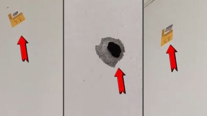 Akçakale’de bir ev silahla tarandı (VİDEO)