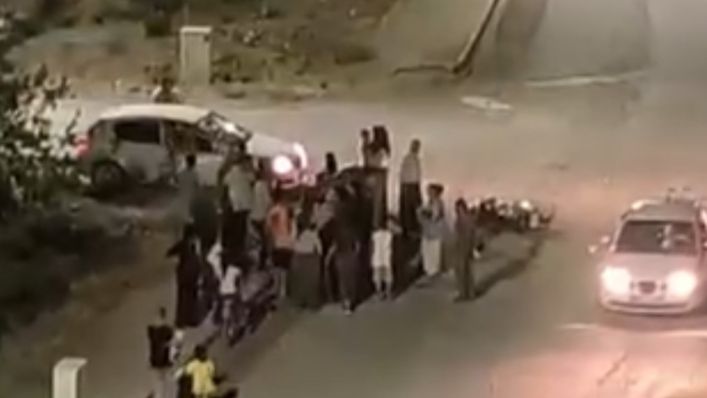 Devrilen motosikletin sürücüsü yaralandı