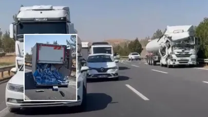 Şanlıurfa’da tanker, kamyonete arkadan çarptı: Yaralılar var