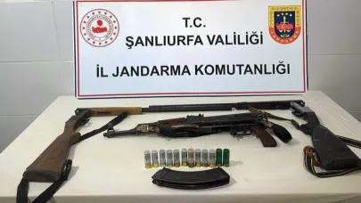 Şanlıurfa’da silah kaçakçılığı operasyonu: 1 gözaltı
