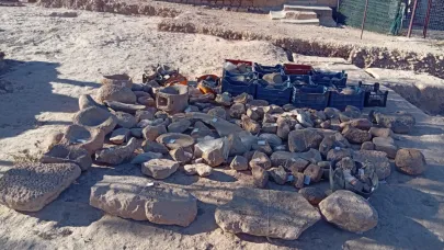 Sayburç Köyü’nde Neolitik Çağ izleri ortaya çıkarıldı