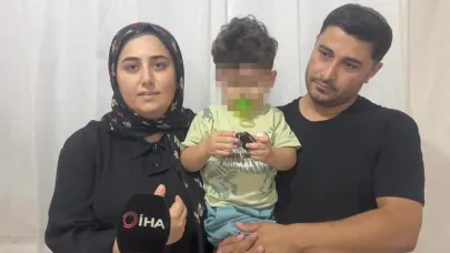 Otomobilin çarptığı çocuğun anne ve babası tepkili