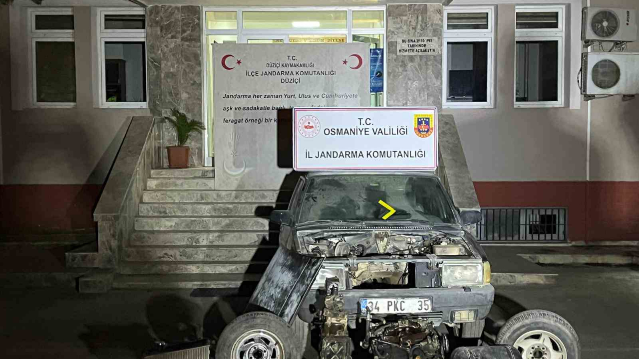 Çalınan otomobil Kahramanmaraş’ta bulundu: 2 tutuklama