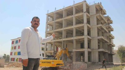 Şanlıurfalı müteahhit kendisini ihbar etti: Bina mühürlenerek yıkımı yapıldı