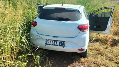 Otomobil tarlaya girdi: 5 yaralı