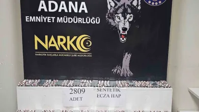 16 yaşındaki şüpheli 2 bin 809 adet uyuşturucu hapla yakalandı