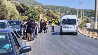 Araçla motosiklet kafa kafaya çarpıştı: 1 ölü