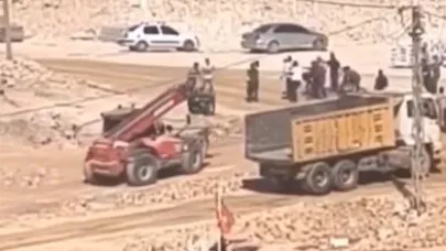 Şanlıurfa’daki TOKİ şantiyesinde büyük kavga
