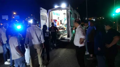 Otomobil ile motosiklet çarpıştı: 2 yaralı