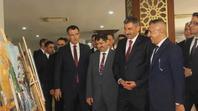Adli yıl açılışında mahkumların sergisi büyük beğeni aldı