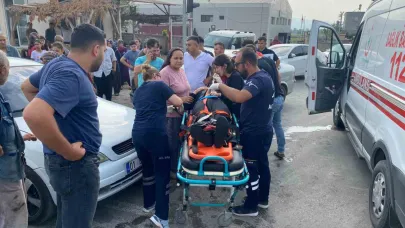 3 araç çarpıştı: 3 yaralı