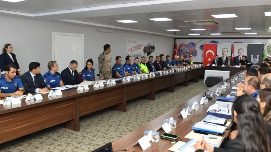 Bu toplantıda şehrin 'huzur ve güvenliğini' ele aldılar (VİDEO)