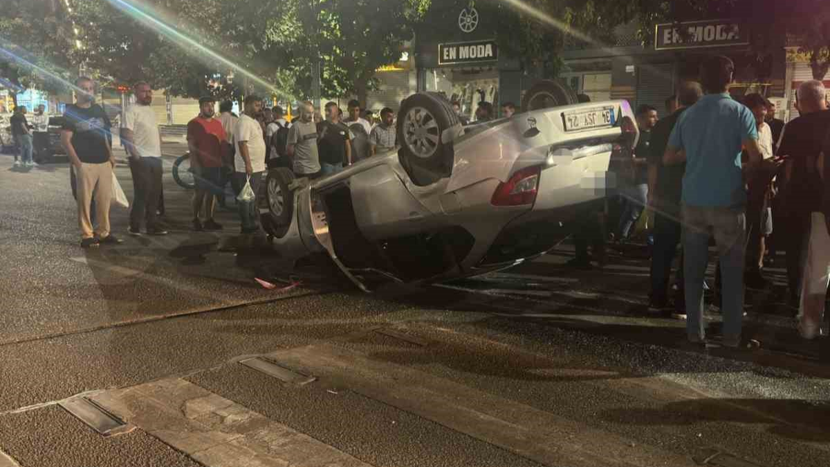 Otomobil takla attı: 2 yaralı