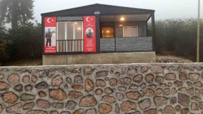 Şehit babasının ev hayali gerçek oldu