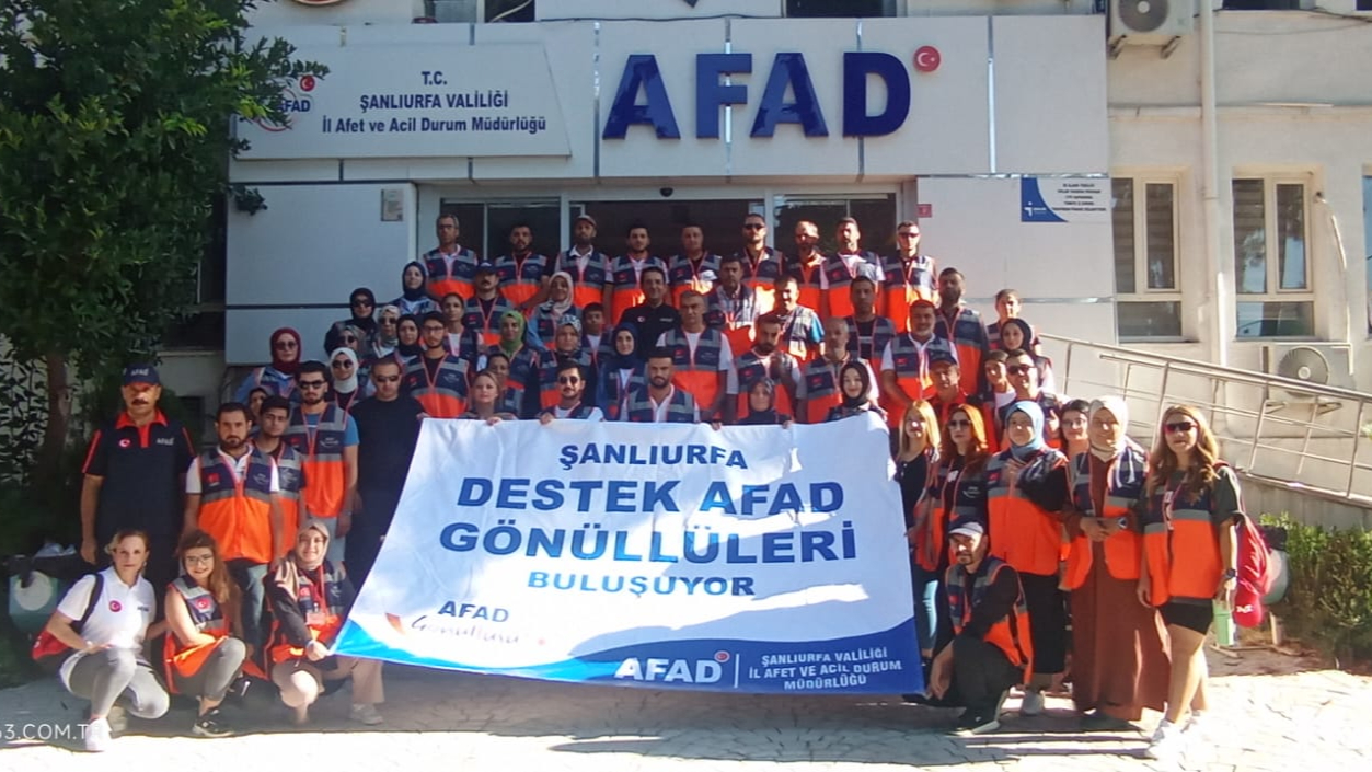 Şanlıurfa'da AFAD Destek Gönüllüleri doyasıya eğlendi