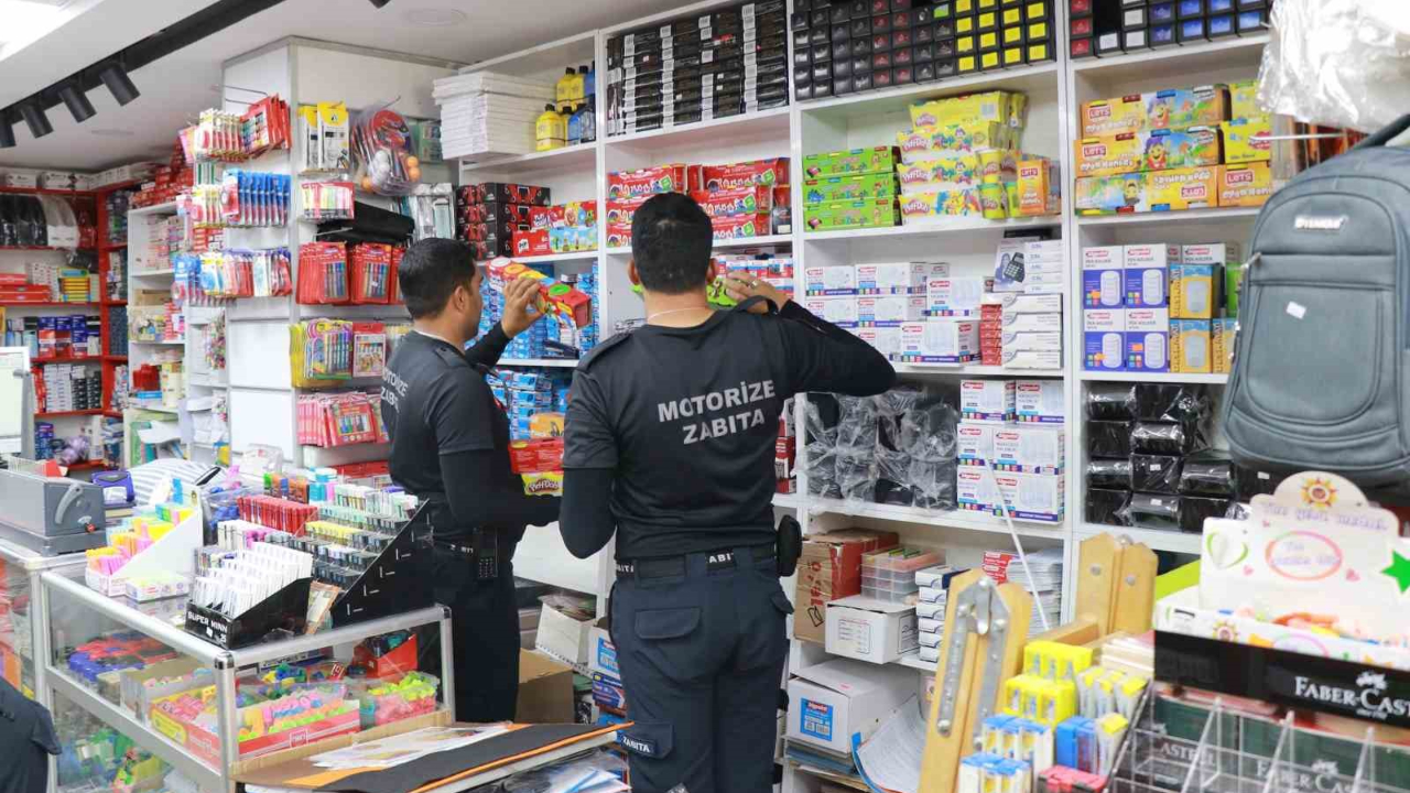 Haliliye’de zabıtadan kırtasiyelere denetim