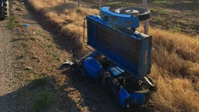 Sepetli motosiklet can aldı