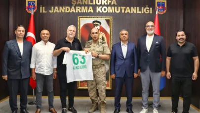 Şanlıurfaspor’dan Jandarma Alay Komutanına ziyaret