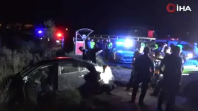 "dur" ihtarına uymayan araç kaza yaptı: 4 yaralı