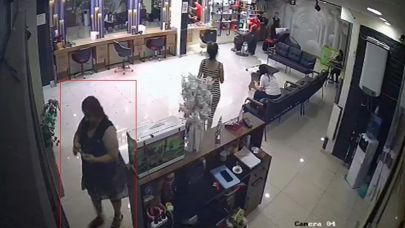 Sigara içme bahanesiyle dışarı çıkıp, kuaförün 5 bin TL’lik ödemesini yapmadan kayıplara karıştı