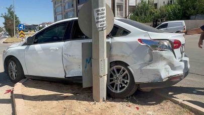 Trafik kazası: 2 yaralı