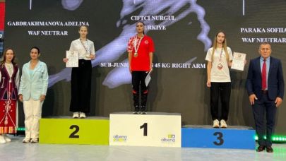 Viranşehir’in Altın Kızı Nurgül Dünya Şampiyonu!