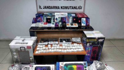 1 milyon TL değerinde elektronik eşya ele geçirildi: 1 gözaltı