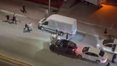 Önce kaza yaptılar, sonra kavga ettiler