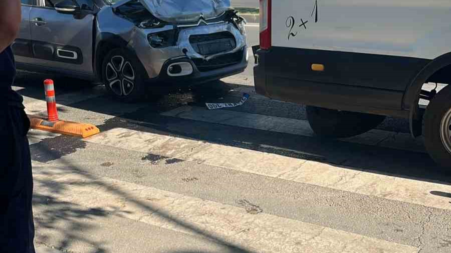 Trafik kazası: 1 yaralı