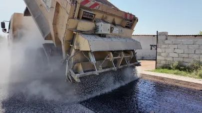 Suruç’ta 7 kilometrelik yol sathi asfaltla yenilendi