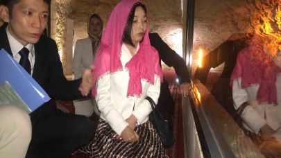 Altes Prensesi Akiko Mikasa, Balıklıgöl’ü ziyaret etti